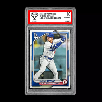 2024 Bowman Shohei Ohtani First 50/50 Season Graded 10 Gem Mint LA Dodgers Baseball