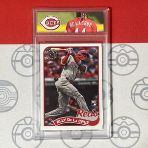 Graded 10 Elly De La Cruz Rookie Card 2024 MLB TOPPS SERIES 2 35th 89B2 Reds RC Baseball