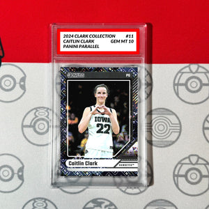 Graded 10 Caitlin Clark RC Panini Parallel Foil Card #11 2024 Donruss Basketball