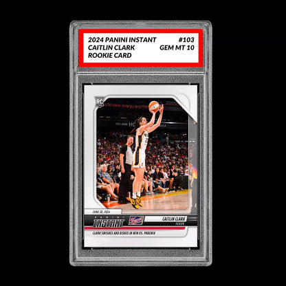 Caitlin Clark Graded 10 #103 2024 Panini Instant WNBA RC Rookie Indiana Fever Basketball