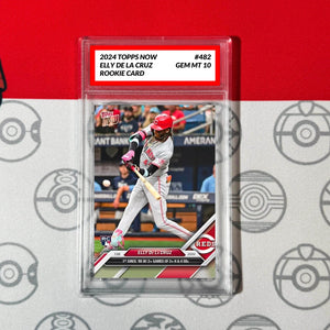 Graded 10 Elly De La Cruz RC 2 Games 3+ Hits 4 SB 2024 MLB TOPPS NOW 482 Baseball