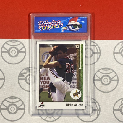 Graded 10 1989 UPPER DECK  Custom Ricky Vaughn Wild Thing Major League Rookie Baseball
