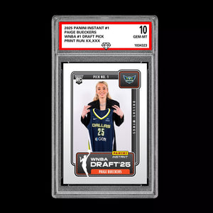 Graded 10 Paige Bueckers Draft 1st RC Rookie Card 2025 Panini Instant  Basketball