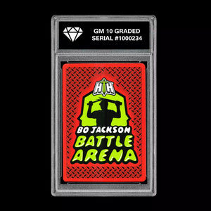 Caitlin Clark CC Graded 10 Rookie Ice BATTLEFOIL BF-44 Bo Jackson Battle Arena Basketball