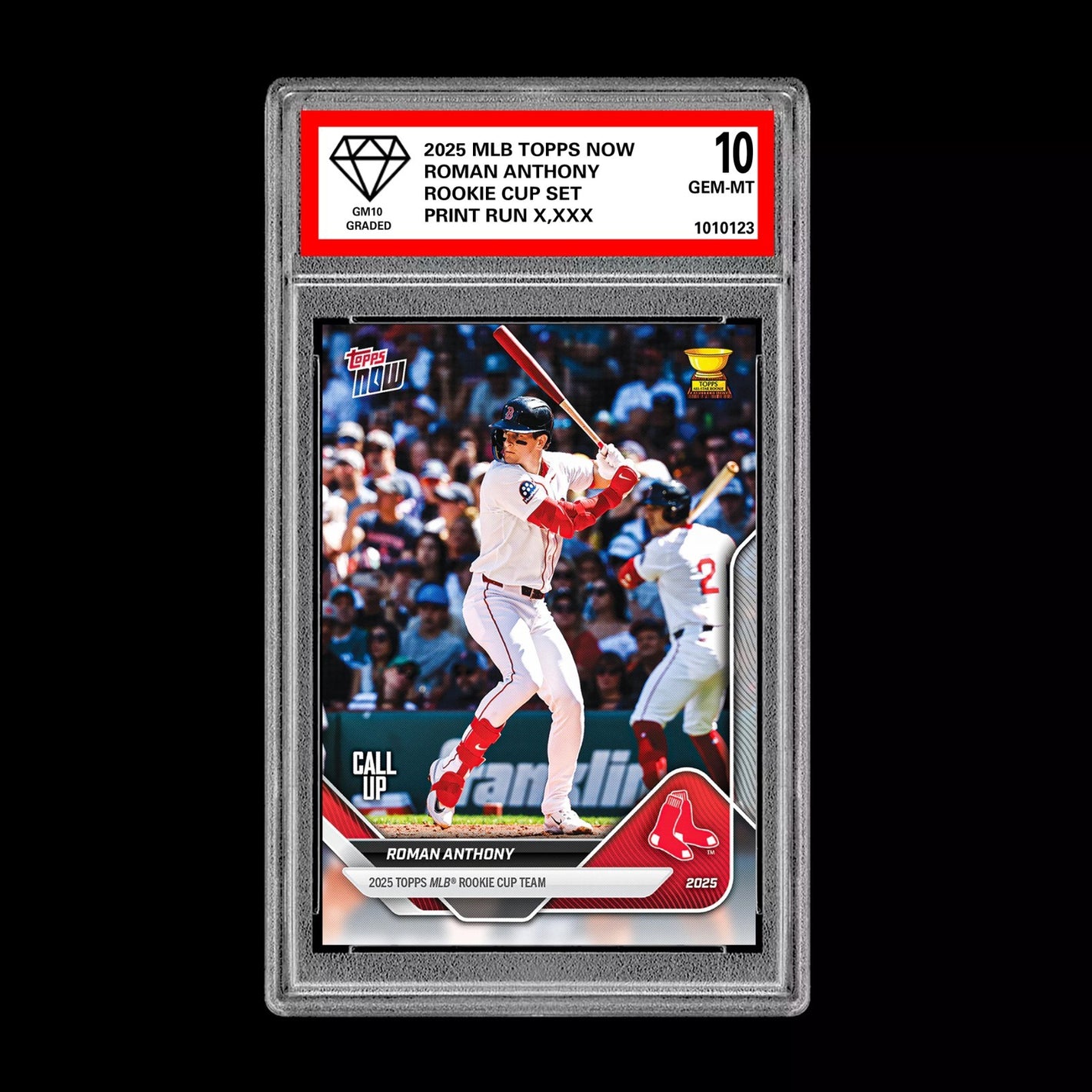 Graded 10 Roman Anthony RC Rookie Cup 2025 Topps NOW Baseball Card Presale Baseball