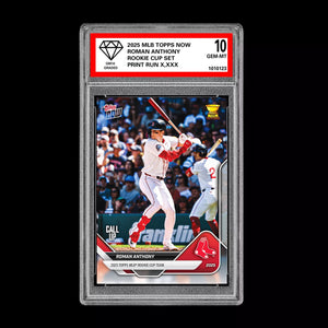 Graded 10 Roman Anthony RC Rookie Cup 2025 Topps NOW Baseball Card Presale Baseball