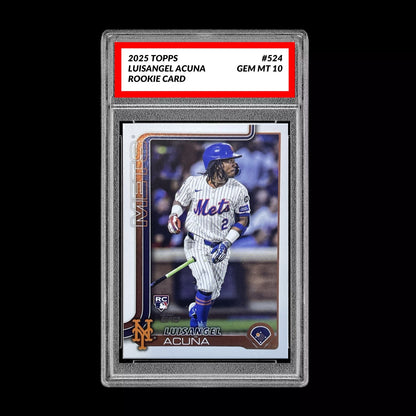 Graded 10 Luisangel Acuna Rookie Card #524 2025 Topps Future Stars New York Mets Baseball