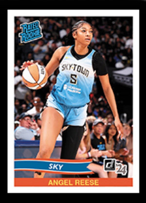 Graded 10 Angel Reese RATED RETRO ROOKIE RC Card 2024 Panini Instant Sky Basketball