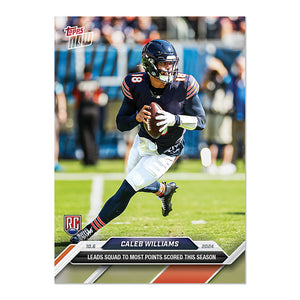 Graded 10 Caleb Williams RC Rookie Card NFL Bears 2024 Topps Now #8 Football