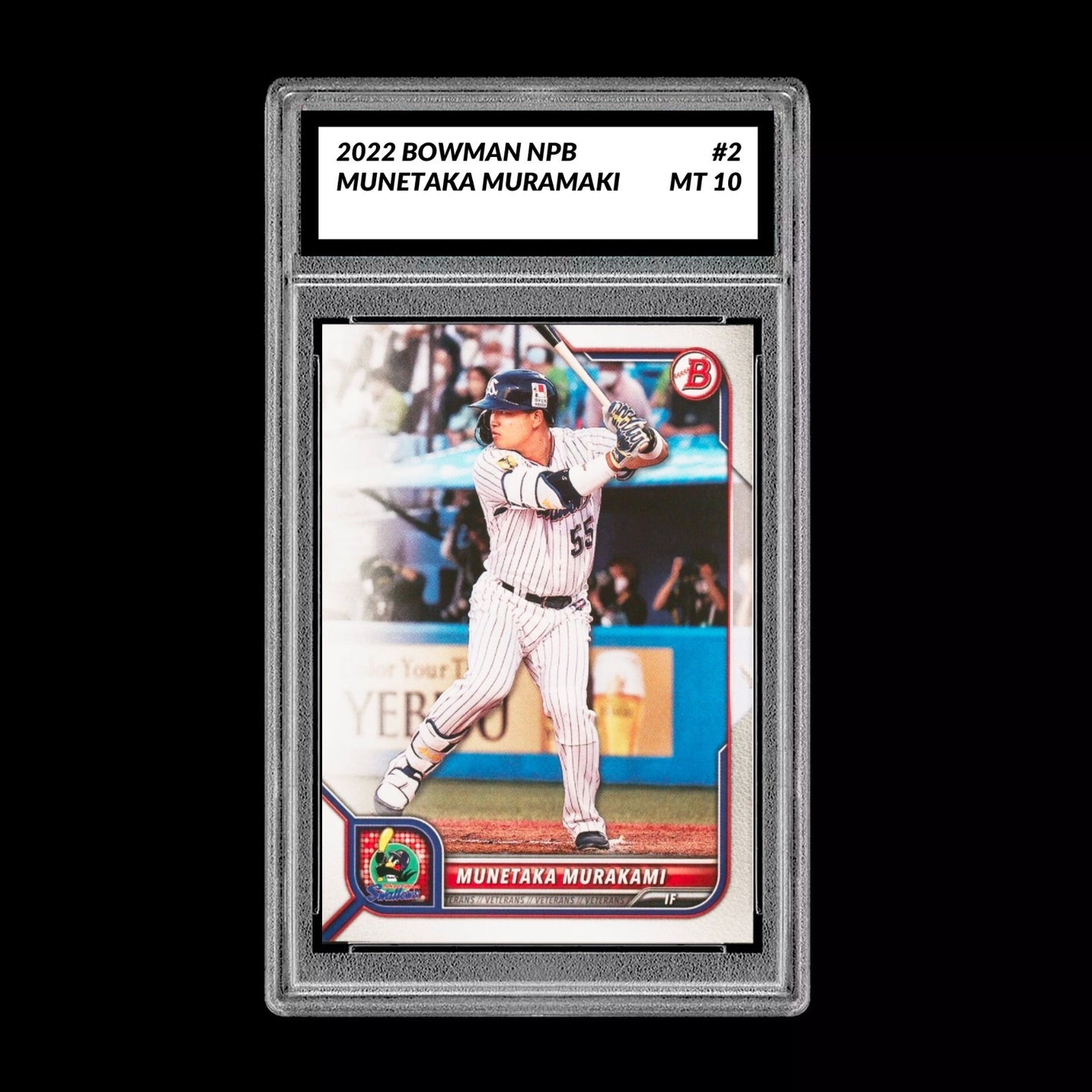 Graded 10 Munetaka Murakami 2022 Bowman NPB Japanese Baseball Card RC Rookie Baseball
