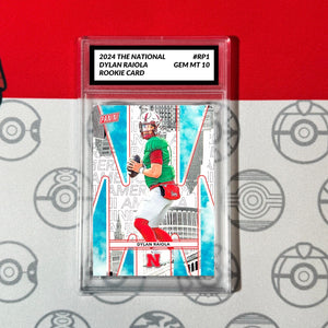 Graded 10 DYLAN RAIOLA 2024 National Silver Pack #RP1 RC Rookie Card Nebraska Football