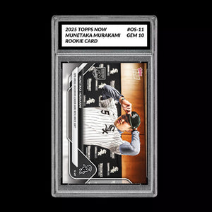 Graded 10 Munetaka Murakami 2025 MLB Topps NOW Card OS-11 RC Rookie White Sox Baseball