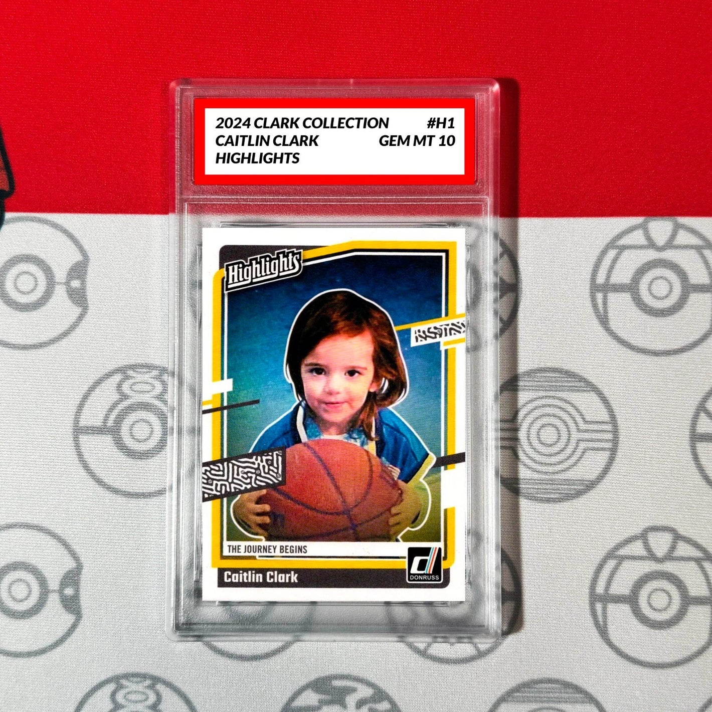 Graded 10 2024 Panini Caitlin Clark Collection Donruss Highlights #H1 Iowa RC Basketball