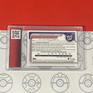 Graded 10 Dylan Crews 1st Bowman Card 2024 MLB TOPPS BP-23 Washington RC Baseball