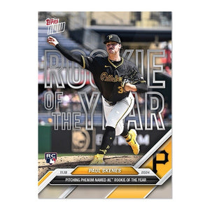 Graded 10 Paul Skenes NL ROY RC Of Year 2024 MLB Topps NOW OS-2 Rookie Baseball