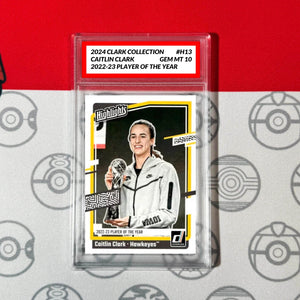 Graded 10 Caitlin Clark Rookie Card RC 2024 Panini Donruss Collection #H13 Basketball
