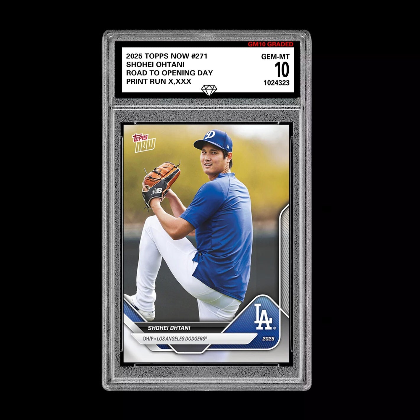 Graded 10 Shohei Ohtani 2025 Topps Now Road to Opening Day #OD-271  Baseball