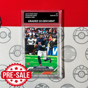 Graded 10 Caleb Williams RC Rookie Card NFL Bears 2024 Topps Now #8 Football