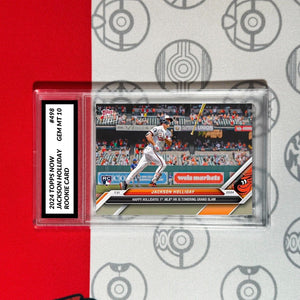Graded 10 2024 Topps Now Jackson Holliday #498 RC Rookie Card Holiday Baseball