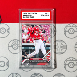 Graded 10 Rece Hinds #415 RC Rookie Card Most XBHs 2024 MLB TOPPS NOW Baseball