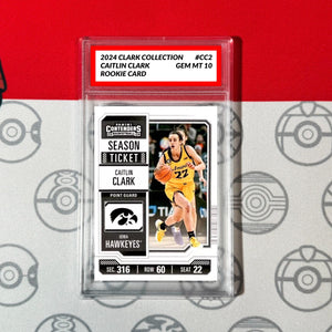 Graded 10 2024 Donruss Caitlin Clark Rookie Card RC Collection #CC2 Basketball