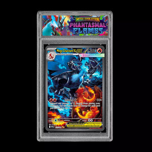 Mega Evolutions Phantasmal Flames Blank Empty Graded Card Case Fan Art (No Card)