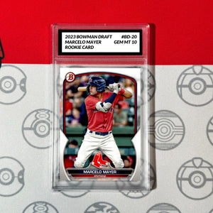 Graded 10 MARCELO MAYER 2023 Bowman Paper BD-20 RED SOX RC ROOKIE Baseball