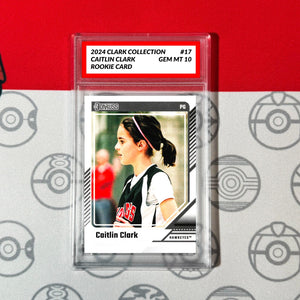 Graded 10 Caitlin Clark Rookie Card RC 2024 Panini Donruss Clark Collection #17 Basketball