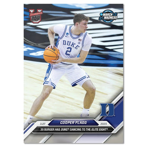 Graded 10 Cooper Flagg #101 2024-25 Bowman U Topps Now RC Rookie Card Duke Basketball