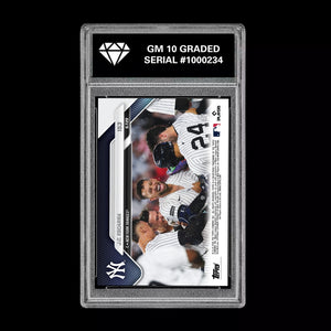 Graded 10 J.C. Escarra RC Rookie Card 2025 MLB Topps NOW Card 153 Baseball