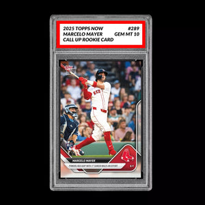Graded 10 MARCELO MAYER 1st HR Multi 2025 Topps Now #289 RC Rookie DEBUT Baseball