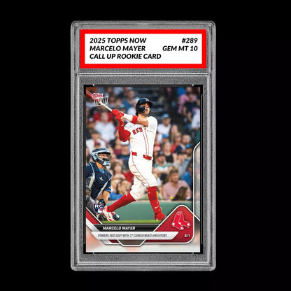 Graded 10 MARCELO MAYER 1st HR Multi 2025 Topps Now #289 RC Rookie DEBUT Baseball
