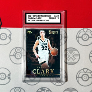 Graded 10 CAITLIN CLARK RC 2024 Collection #AS2 Select Artistic Impressions SP Basketball