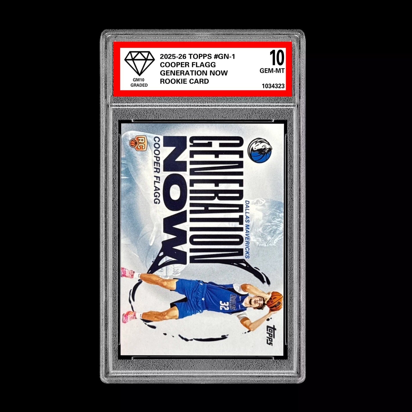 Graded 10 COOPER FLAGG #GN-1 ROOKIE RC 2025-26 Topps Basketball -  Basketball