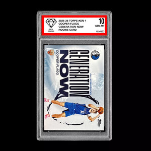 Graded 10 COOPER FLAGG #GN-1 ROOKIE RC 2025-26 Topps Basketball -  Basketball