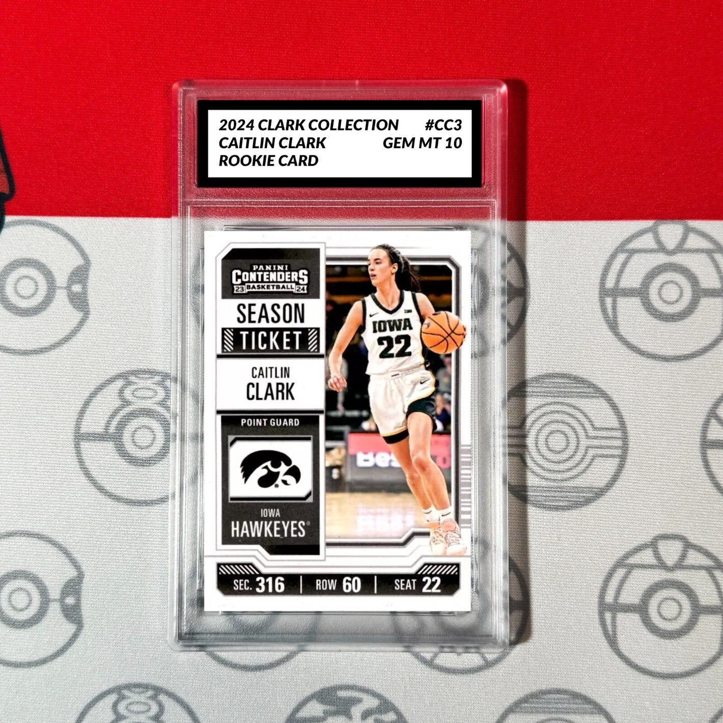 Graded 10 2024 Donruss Caitlin Clark Rookie Card RC Collection #CC3 Basketball