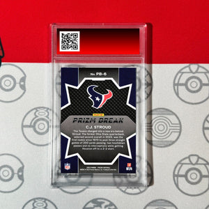 Graded 10 C.J. Stoud Prizm Break 2023 Panini Prizm Football #PB-6 Football