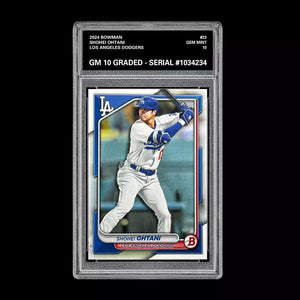 2024 Bowman Shohei Ohtani First 50/50 Season Graded 10 Gem Mint LA Dodgers Baseball
