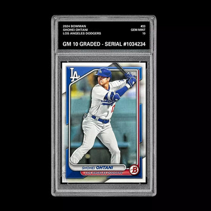 2024 Bowman Shohei Ohtani First 50/50 Season Graded 10 Gem Mint LA Dodgers Baseball