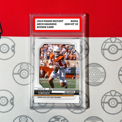 Graded 10 ARCH MANNING #AMA RC Rookie Card 2024 Panini Instant NIL Football