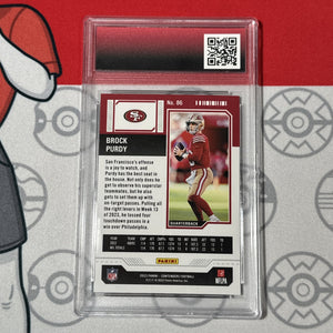 Graded 10 Brock Purdy #86 MOJO 2023 Contenders Season Ticket 49ers RC Rookie Football