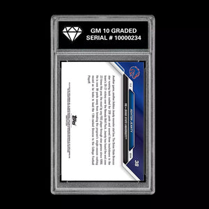 Graded 10 Ashton Jeanty Boise State 2024 Bowman U NOW Football Card 38 RC Rookie Football