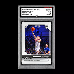 GRADED 10 Paige Bueckers 2024 Panini Instant #PBC UCONN WNBA Draft RC Rookie Football