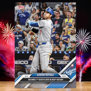 GRADED 10 💥Shohei Ohtani 50/50 2024 MLB TOPPS NOW Card 722 First Ever! Baseball