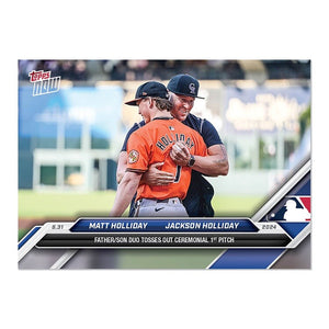Graded 10 Jackson & Matt Holliday #625 RC 2024 Topps Now Rookie Card Baseball