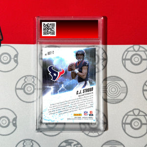 Graded 10 CJ Stroud Rookie Card RC By Storm 2023 Panini Absolute Football #BST-2 Football