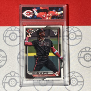 Graded 10 Elly De La Cruz Rookie Card 2024 MLB TOPPS BOWMAN 22 Reds RC Baseball