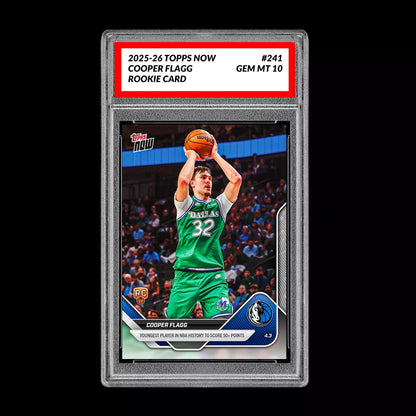 Graded 10 Cooper Flagg RC Rookie Card 2025-26 NBA Topps Now #241  Basketball