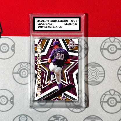 GRADED 10 2023 Elite Extra Edition Future Star Status Paul Skenes #FS-8 Baseball