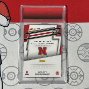 Graded 10 DYLAN RAIOLA 2024 National VIP Gold Pack #RP1 RC Rookie Card Nebraska Football